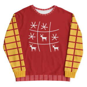 Tic-Tac-Toe Ugly Christmas Sweater