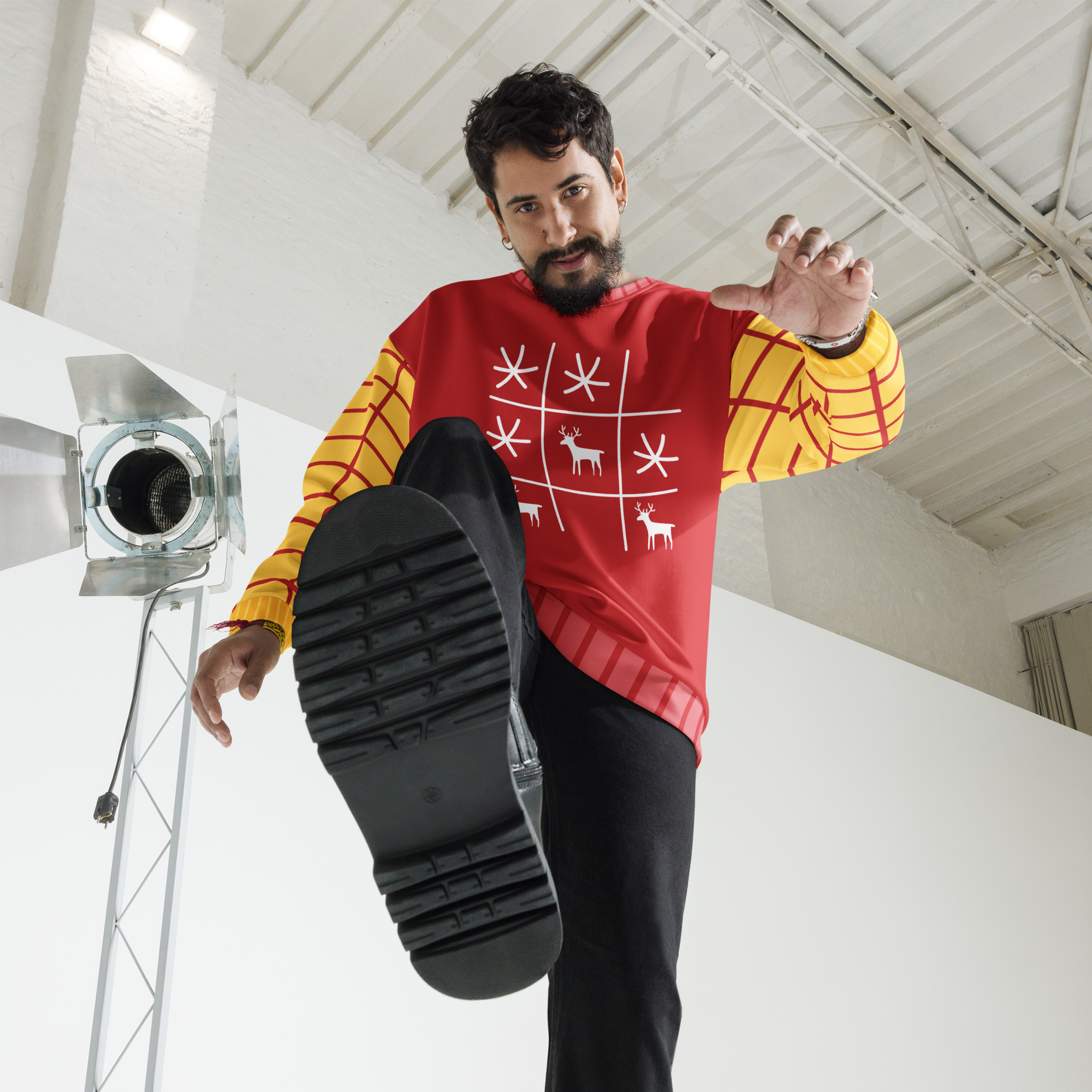 Tic-Tac-Toe Ugly Christmas Sweater - Image 11