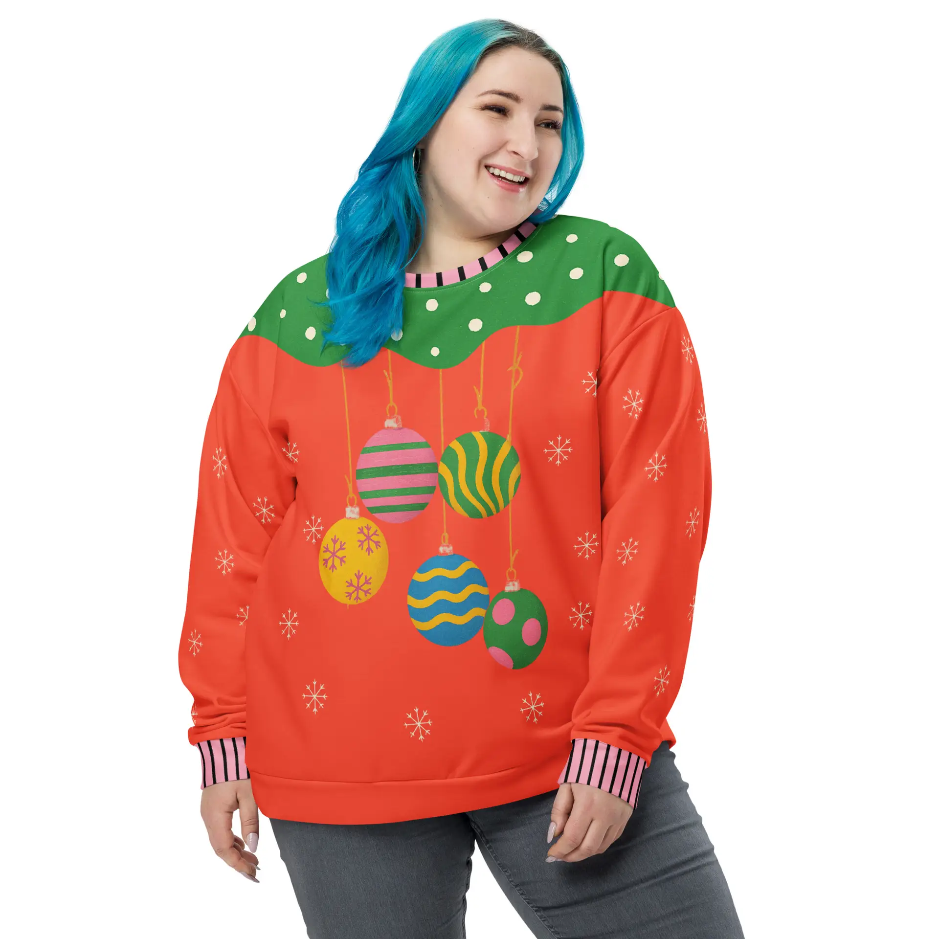 Christmas Baubles Ugly Cheistmas Sweater - Image 4
